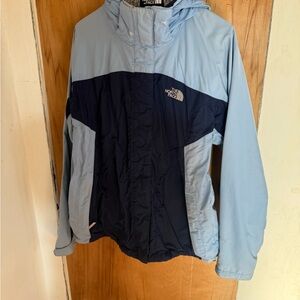 The North Face Gray and Blue Jacket